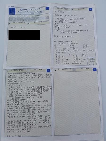 5#4045 Furgone Ford Transit Connect in vendita - foto 2