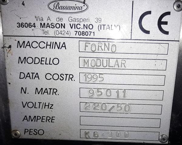 179#4068 Forno elettrico Bassanina Modular in vendita - foto 2
