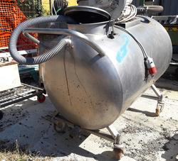 Stainless steel wheeled tank - Lote 181 (Subasta 4068)