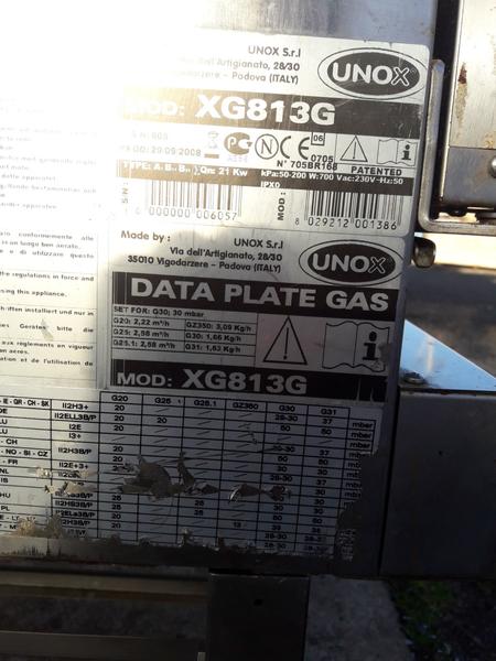50#4068 Forno a gas Unox XG813 in vendita - foto 3