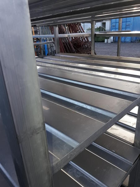 60#4068 Carrello inox in vendita - foto 3