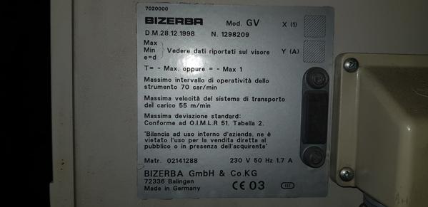 7#4068 Pesoprezzatrice Bizerba in vendita - foto 3