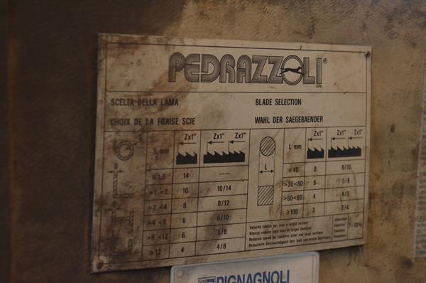 15#4077 Seghetto a nastro automatico Pedrazzoli in vendita - foto 5