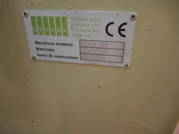 12#4084 Retinatrice Sorma PK8 112 in vendita - foto 11