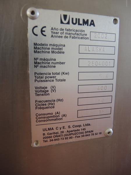 7#4084 Confezionatrice Ulma Alaska in vendita - foto 16