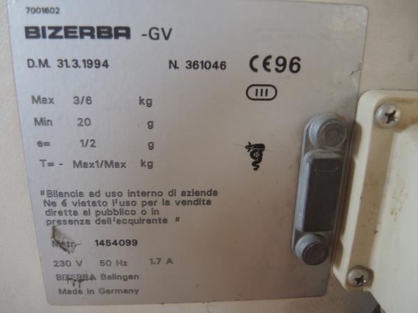 8#4084 Pesoprezzatrice Bizerba GV in vendita - foto 6