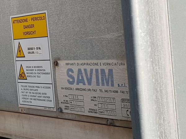 3#4093 Impianto di granigliatura Carlo Banfi e impianto di verniciatura Savim in vendita - foto 41