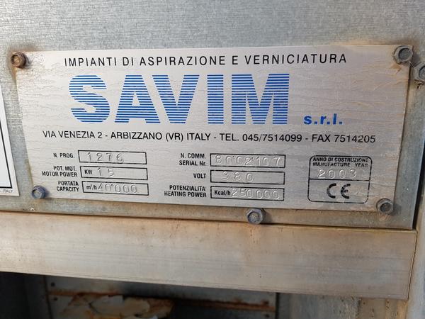 3#4093 Impianto di granigliatura Carlo Banfi e impianto di verniciatura Savim in vendita - foto 42