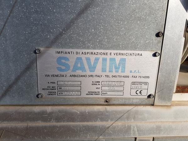 4#4093 Impianti verniciatura Savim e carroponte bitrave Piccini in vendita - foto 5