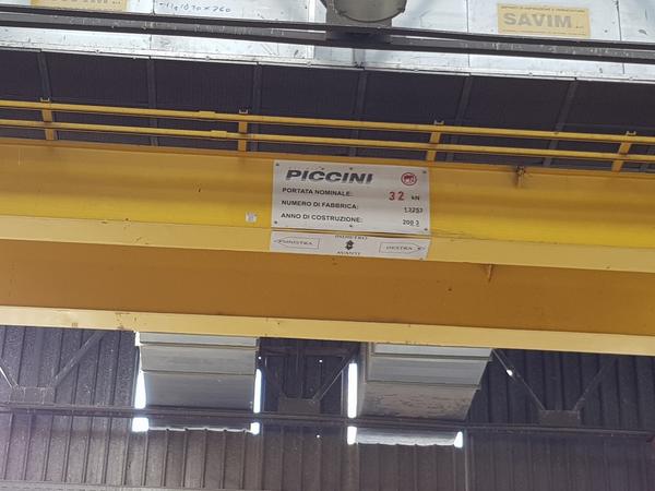 4#4093 Impianti verniciatura Savim e carroponte bitrave Piccini in vendita - foto 13