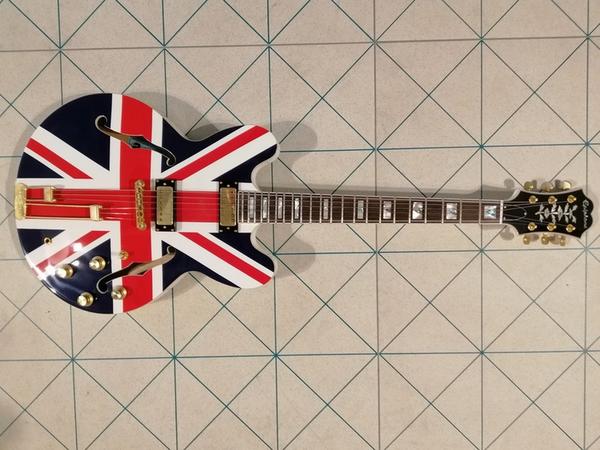 27#4096 Chitarra elettrica Gibson Union Jack in vendita - foto 7