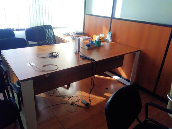 10#4108 Scrivania direzionale con piano in nobilitato in vendita - foto 1