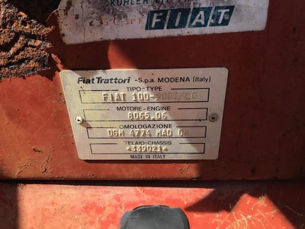 6#4109 Trattore agricolo Fiat 100/90 in vendita - foto 6