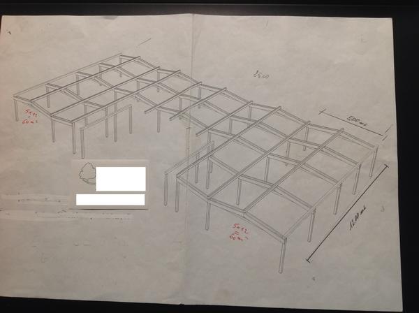 4#4112 N.2 strutture in legno lamellare in vendita - foto 3