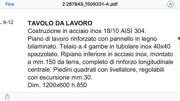 21#4135 Banco da lavoro in vendita - foto 2