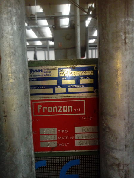 3#4145 Saldatrice a rulli Franzan RVT in vendita - foto 2