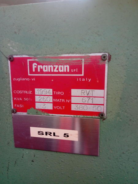 7#4145 Saldatrice a rulli Franzan RVT in vendita - foto 4