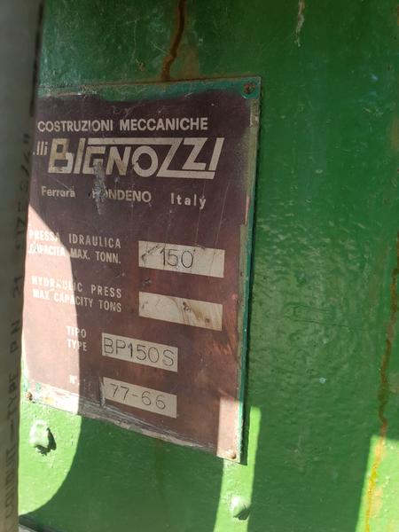 5#4152 Pressa verticale Fratelli Bignozzi BP 1505 in vendita - foto 4