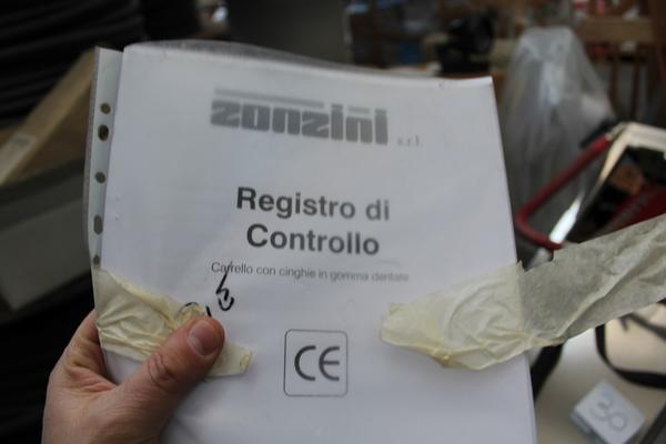 30#4176 Carrellino cingolato Zonzini in vendita - foto 8