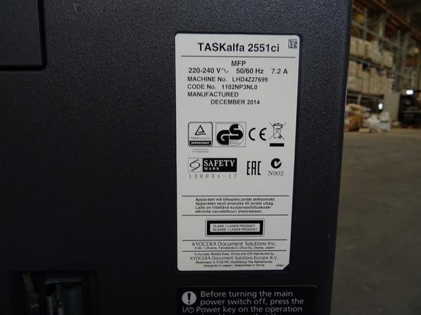 1#4183 Kyocera TASKALFA 2551CI in vendita - foto 9