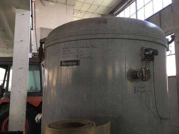 3#4186 Campana per forno induzione Heraeus in vendita - foto 2