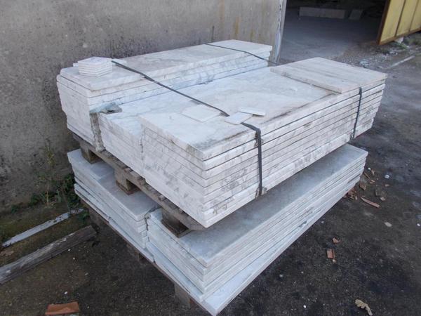 5#4198 Pavimento di marmo bianco Carrara in vendita - foto 3