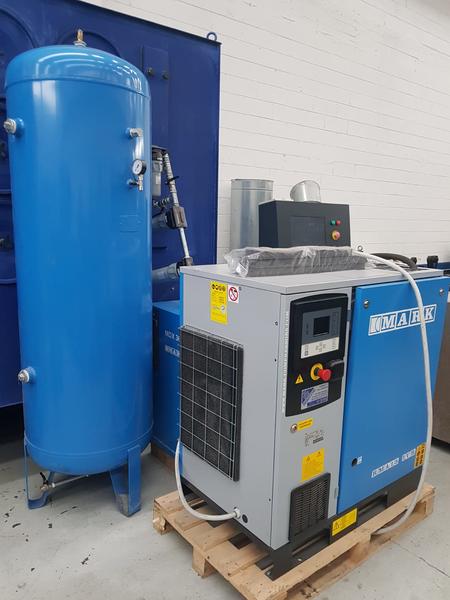 2#4199 Compressore a vite Mark RMA 15 IVR con essiccatore in vendita - foto 1