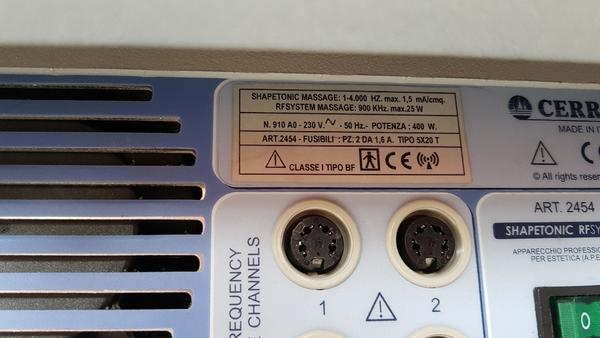 1#4215 CERRI Shapetonic RF System in vendita - foto 3