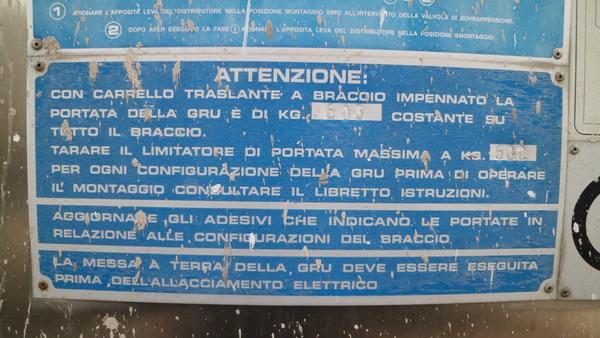 2#4224 Gru Benedini B22 in vendita - foto 4