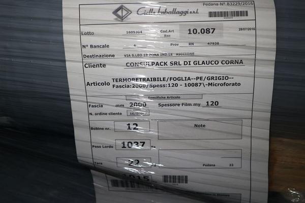 182#4233 Bancali di polietilene e gruppo elettrogeno Ocrem in vendita - foto 5