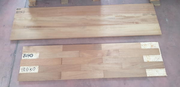10#4239 Lamparquet massiccio Iroko in vendita - foto 4