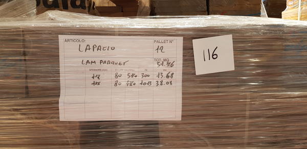 116#4239 Lamparquet massiccio Ipe Lapacho in vendita - foto 3