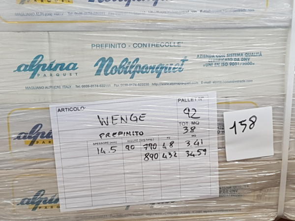 158#4239 Parquet multistrato Wenge in vendita - foto 3