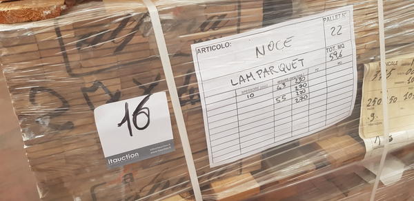 16#4239 Lamparquet massiccio Noce in vendita - foto 3