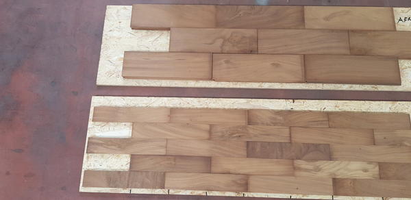 18#4239 Lamparquet massiccio Afrormosia in vendita - foto 4
