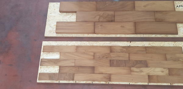 20#4239 Lamparquet massiccio Afrormosia in vendita - foto 4