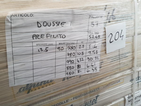 204#4239 Parquet multistrato Doussie in vendita - foto 1