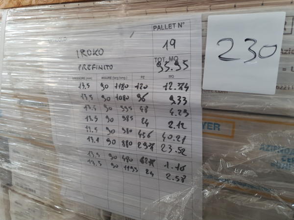 230#4239 Parquet multistrato Iroko in vendita - foto 2