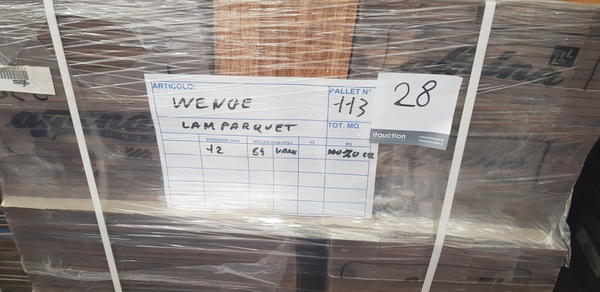 28#4239 Lamparquet massiccio Wenge in vendita - foto 4