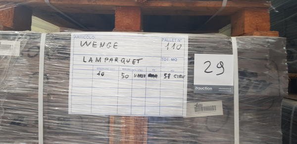 29#4239 Lamparquet massiccio Wenge in vendita - foto 5
