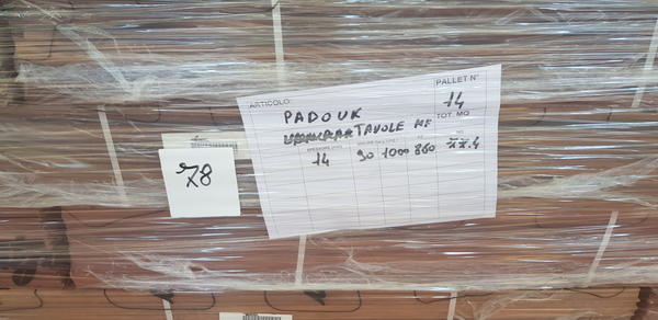 78#4239 Lamparquet massiccio Padouk in vendita - foto 4