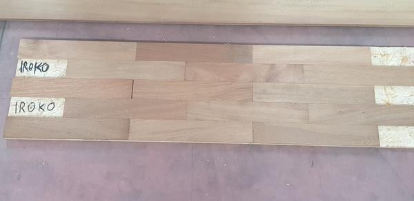 8#4239 Lamparquet massiccio Iroko in vendita - foto 6