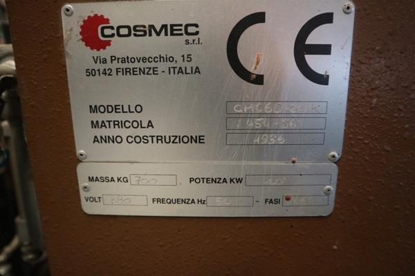 10#4244 Schiumatrice Cosmec in vendita - foto 18