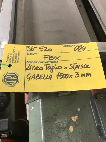 17#4247 Linea taglio per strisce Gabella 1500 x 3 mm in vendita - foto 5