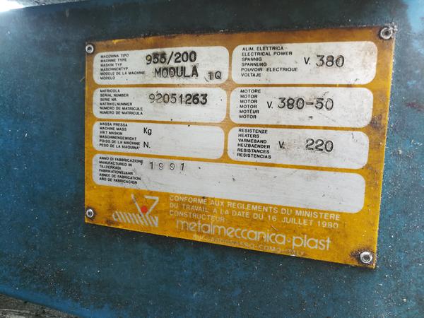 45#4247 Presse iniziezione materie plastiche in vendita - foto 5