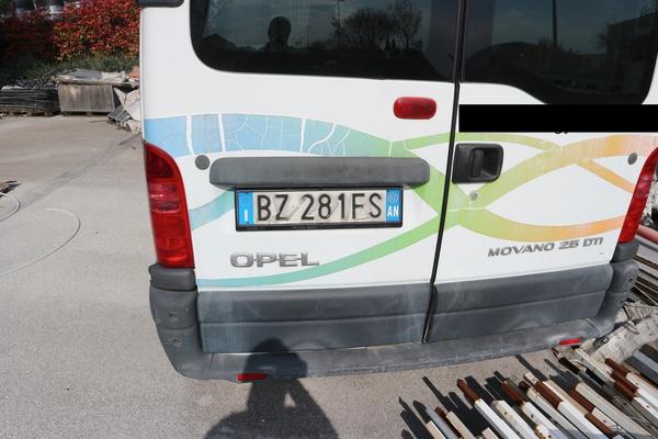 4#4259 Autocarro Opel Movano in vendita - foto 2