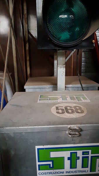14#4264 Coppia semafori mobili da cantiere grigi in vendita - foto 3