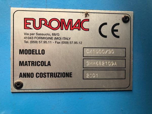 3#4283 Punzonatrice Euromac CX1000/30 in vendita - foto 4
