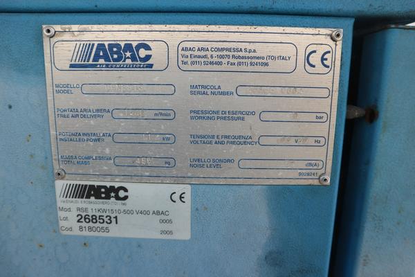 4#4305 Essiccatore Friulair e compressori Abac in vendita - foto 2