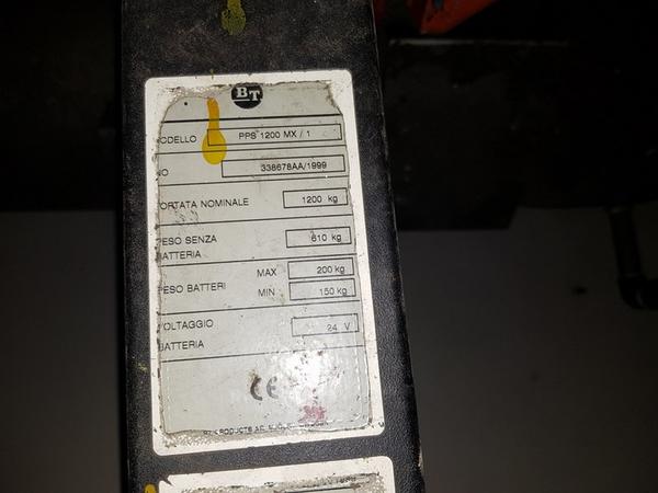 9#4325 Transpallet elettrico BT in vendita - foto 6